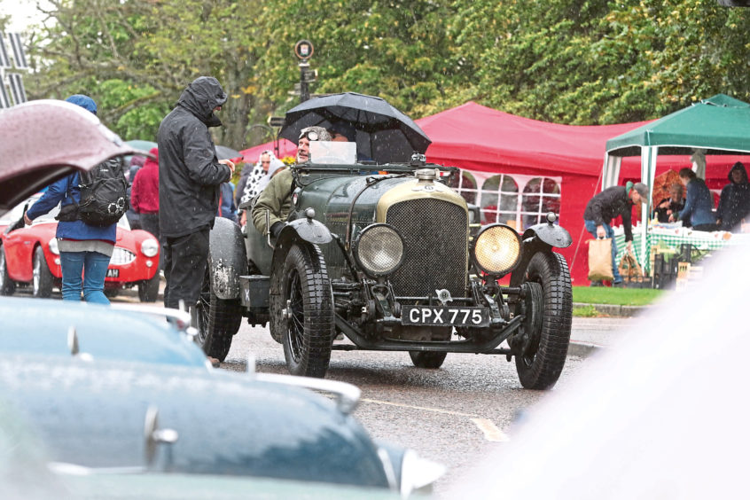 Grantown-on-Spey car rally.