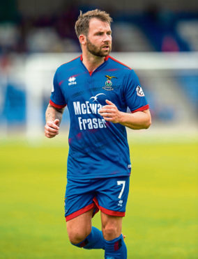 20/07/19 BETFRED CUP GROUP D
INVERNESS CT v RAITH ROVERS (4-1)
TULLOCH CALEDONIAN STADIUM - INVERNESS
James Keatings in action for Inverness