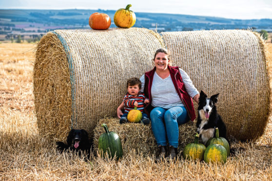 Fiona Smith with her 14-month-old son Mathew.