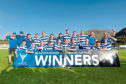 The victorious Newtonmore team.