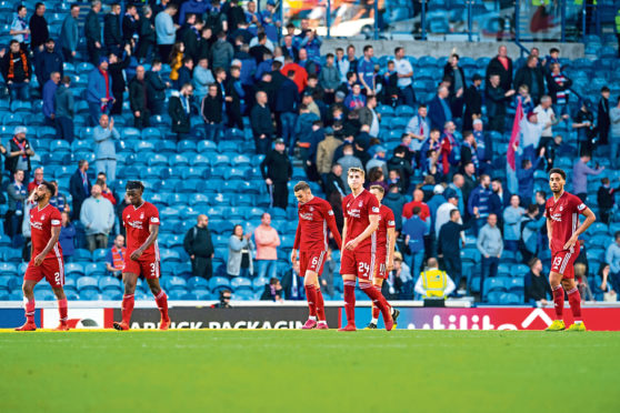 The Dons were beaten heavily in their previous visit to Ibrox earlier in the season.