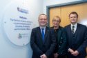 L to R, Laurence Findlay, Interim Lead Officer for the Northern Alliance and Director of Education and Children's Services for Aberdeenshire Council is pictured alongside Catriona MacDonald, Depute Head of the School of Education at the University of Aberdeen and David Gregory who is Senior Regional Advisor for Education Scotland's Northern Team.