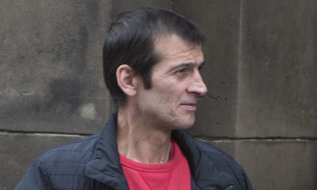 Adolfo Pego-Brion, leaving Wick Sheriff Court