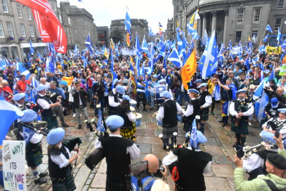 AUOB march in Aberdeen this year