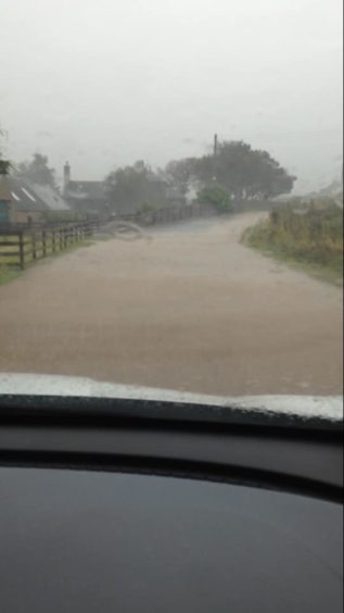 The road to Banff from Gamrie. Picture by Shelly Wear