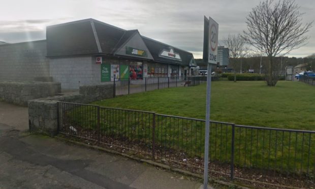 The SPAR shop on Provost Watt Drive in the Kincorth area of Aberdeen.