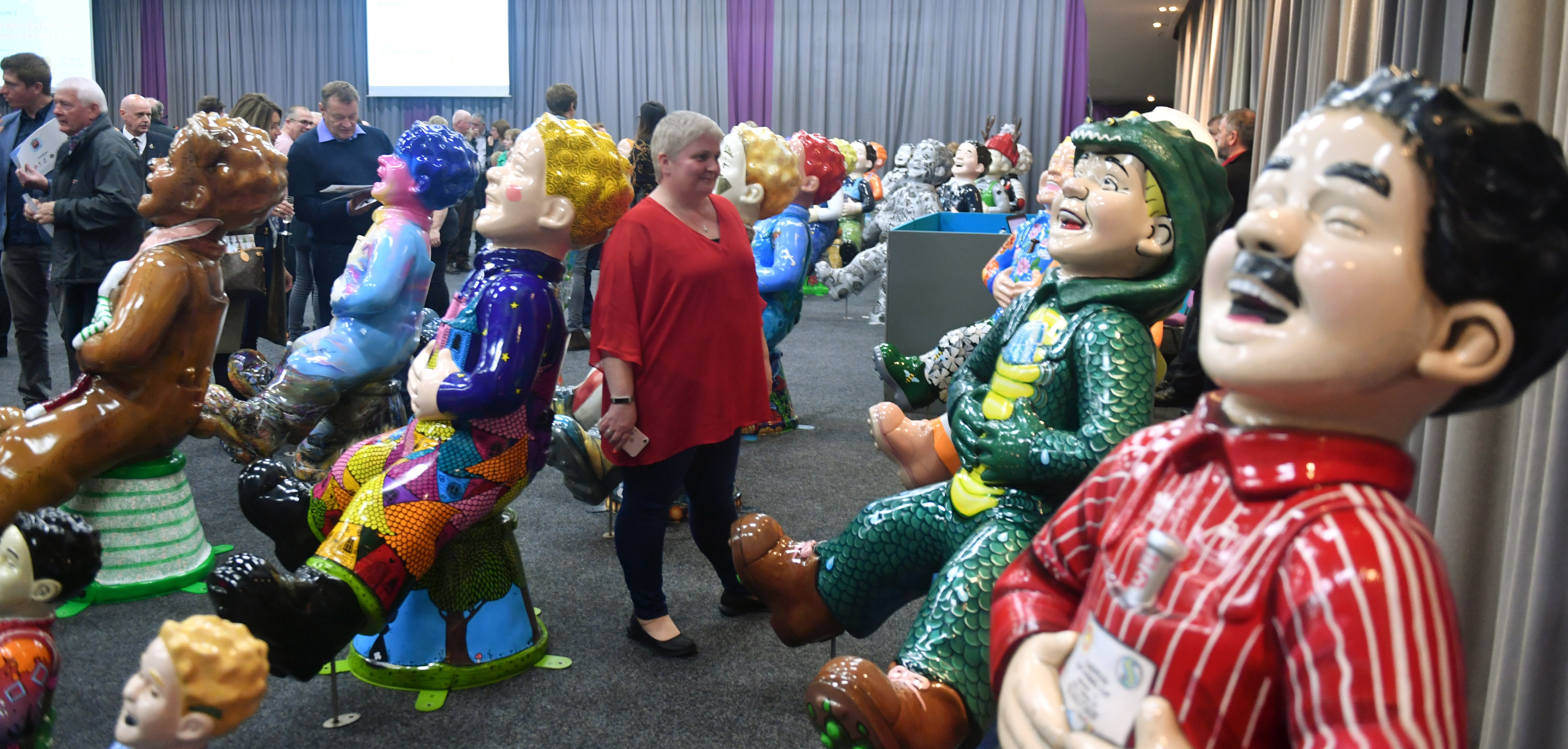 The Oor Wullie Auction in aid of the ARCHIE Foundation held at Thainstone Centre.
Pic by Chris Sumner