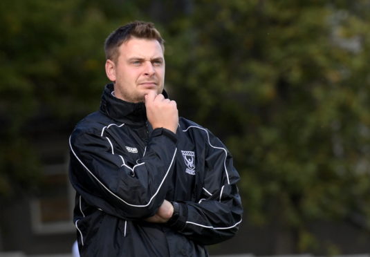 Huntly's manager Martin Skinner.
Picture by Kath Flannery