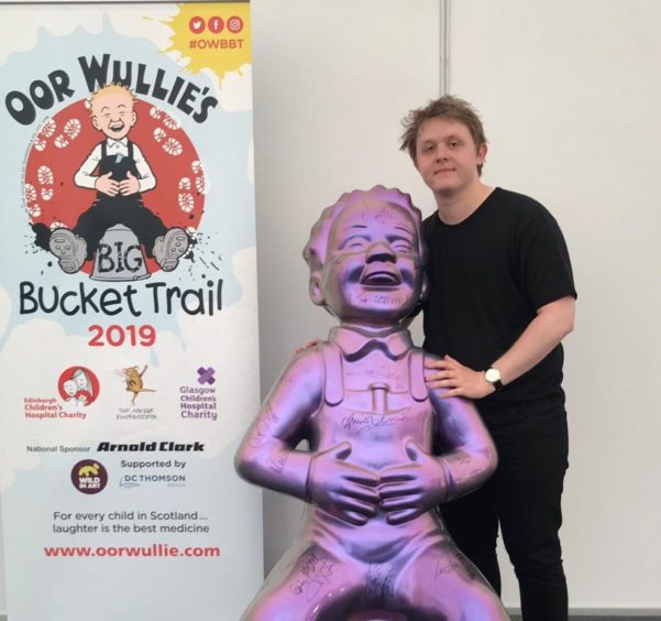 Oor Wullie with Lewis Capaldi