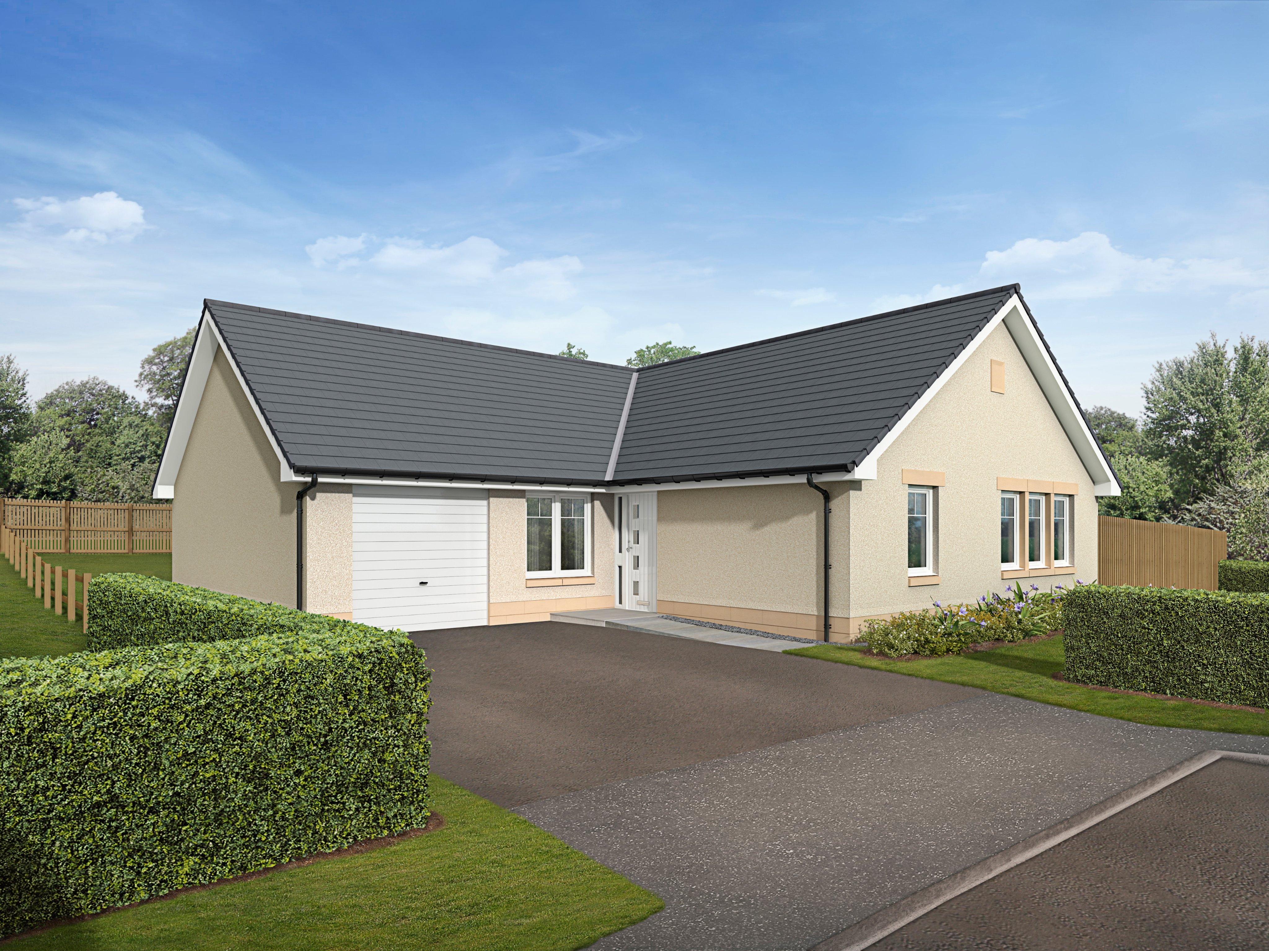 An artist impression of one of the homes proposed for the Forres development.