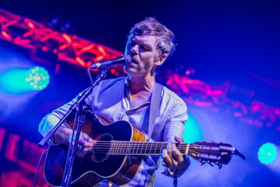 Roddy Woomble of Idlewild performs an acoustic set of old and new numbers at Loopallu.