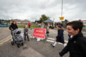 Road closures have been trialled at New Elgin Primary School.