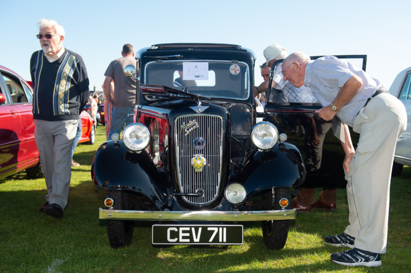 This Austin Seven attracted lots of attention. 
Pictures by JASON HEDGES