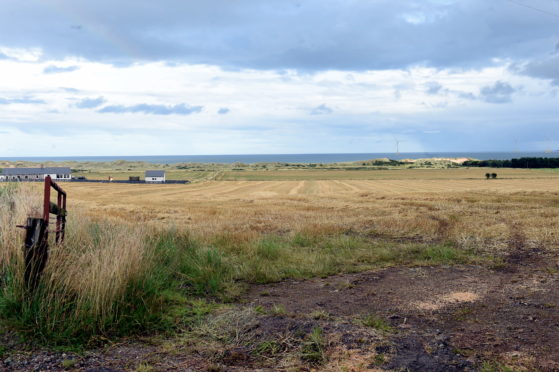 The site in Balmedie 
Picture by HEATHER FOWLIE