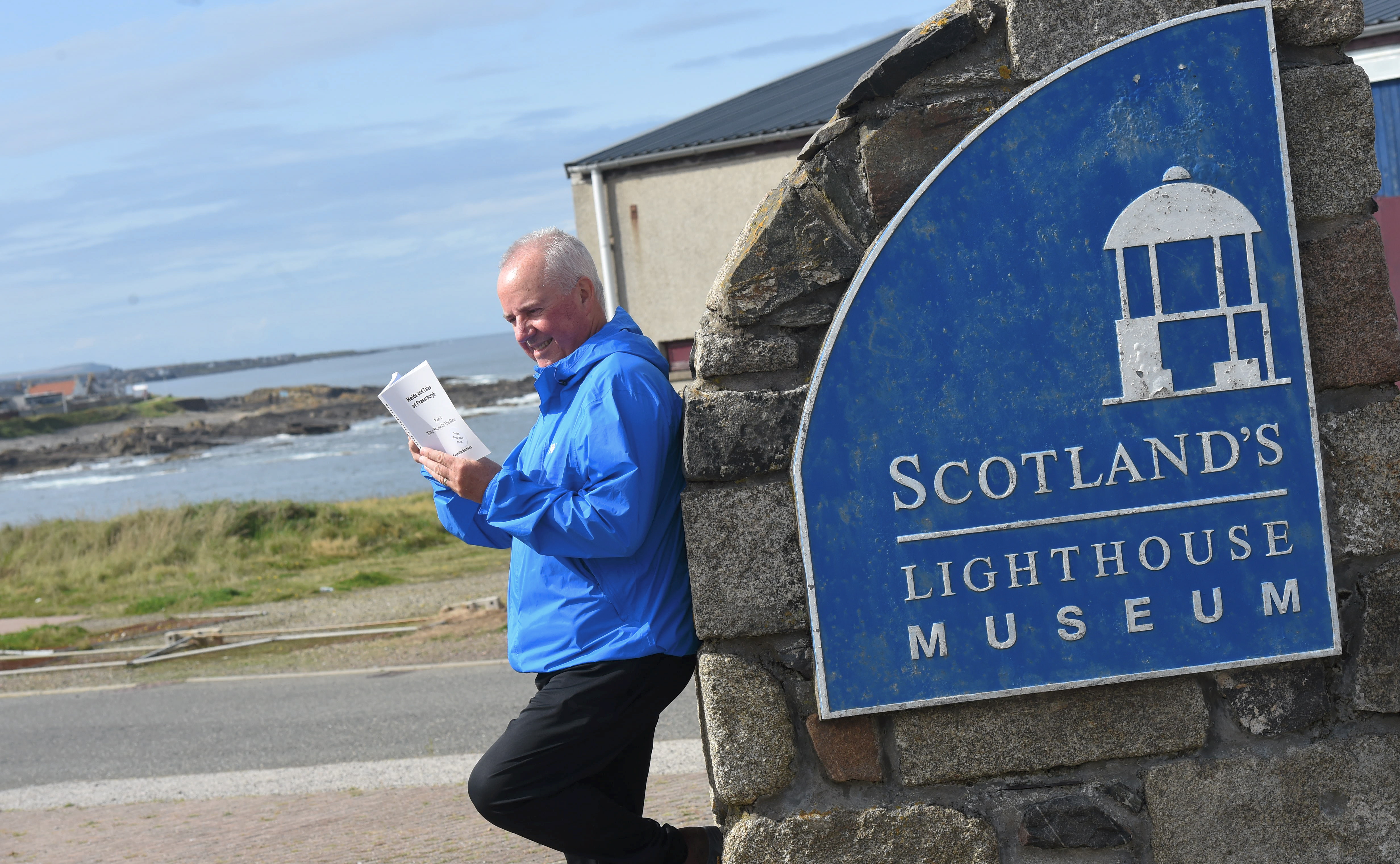 CR0013710
Retired teacher Ken Ramsay (pictured) has penned a novel based on Fraserburgh, inspired by the town, the history and the people.
04/09/19
Picture by HEATHER FOWLIE