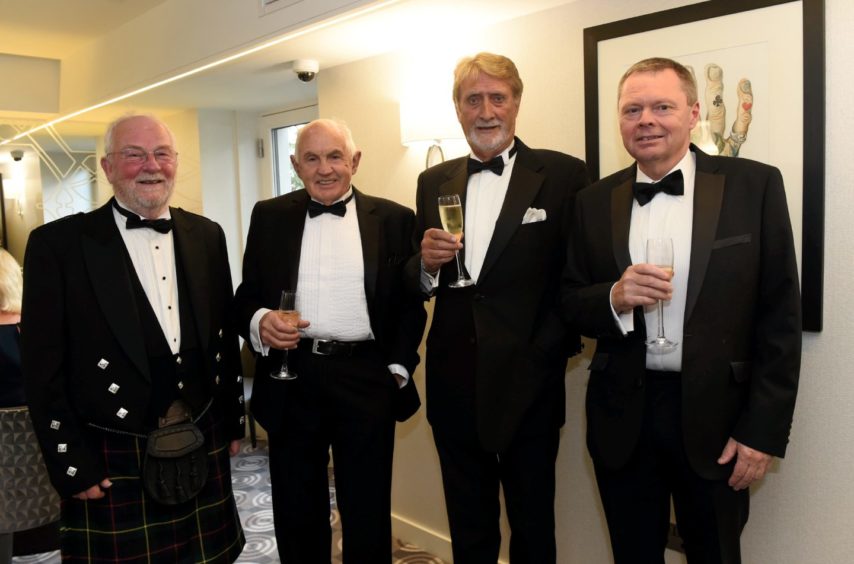 Pictured from left, John Loveday, David Smith, Alistair Sinclair and Andrew Connon. 
Picture by HEATHER FOWLIE