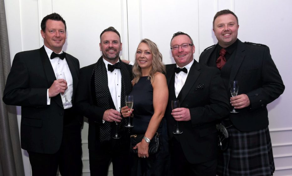 Pictured from left, Matthew Armstrong Williams, Neil Brady, Sarah Hollas, Wayne Strachan and Gordon Kessack.

Picture by HEATHER FOWLIE