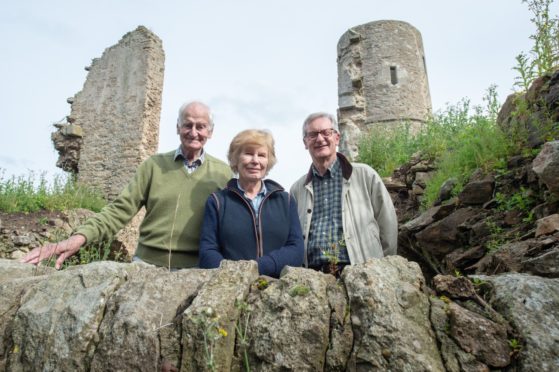 Picture: L2R - Sir James Dunbar-Nasmith, Kirsteen Mitcalfe and Tom Duff
Pictures by JASON HEDGES