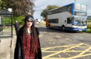Chloe Hardy who, along with other villagers of Kiltarlity , have concerns over their village bus connections. Picture by Sandy McCook.