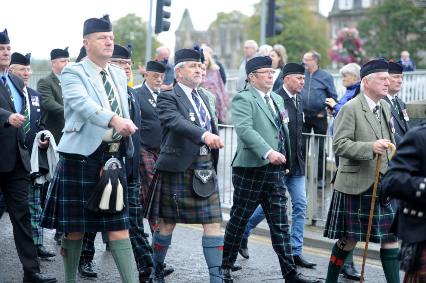 The Queens Own Highlanders regiment was only in operation for 33-years. Picture by Sandy McCook