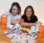 Hayley Paterson, left with Paula Cormack the centre fundraising manager for Maggie's Centre
