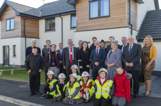 The opening of the new development in Peterhead
