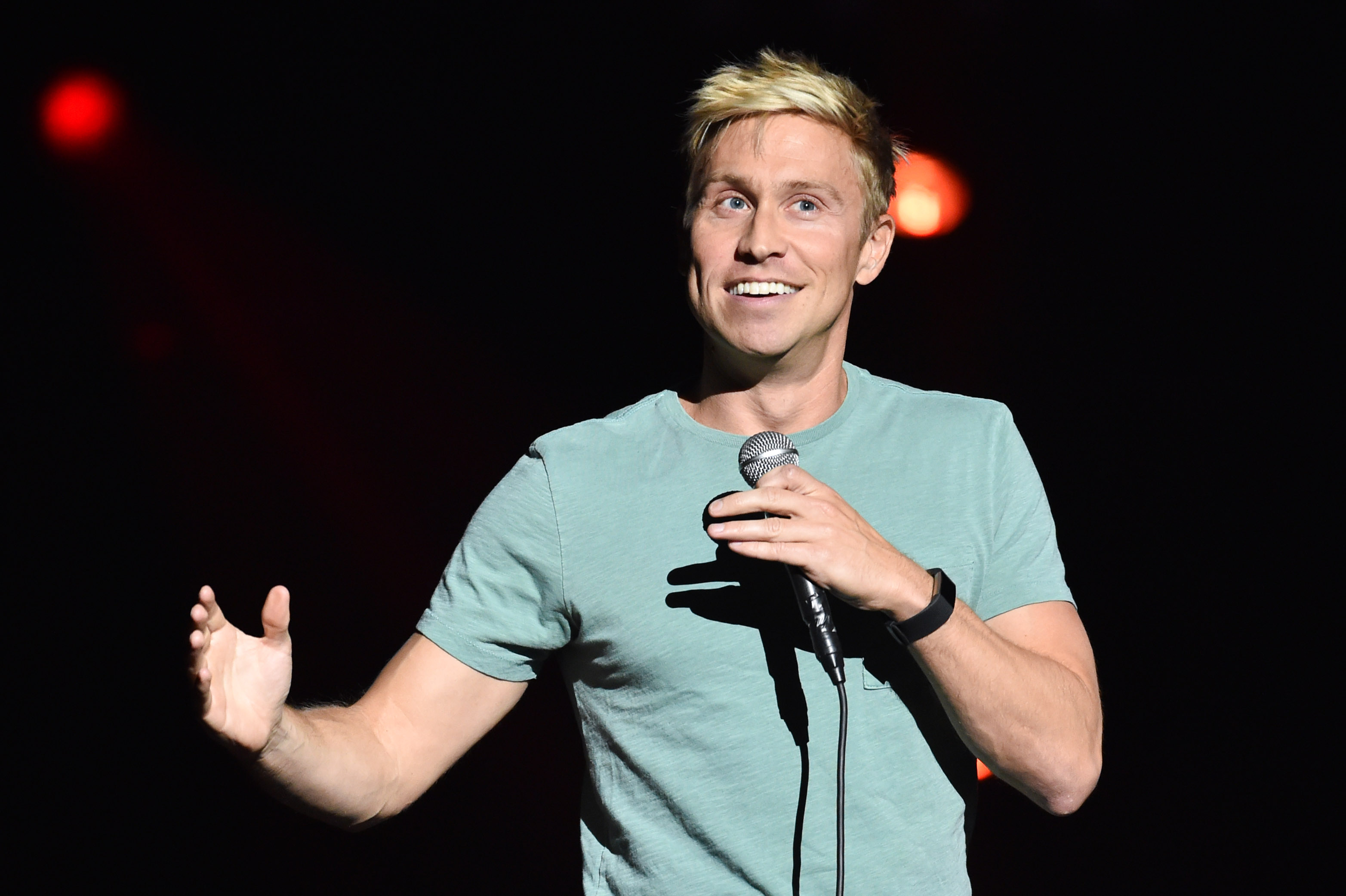 Comedian Russell Howard performed at P&J Live this evening.