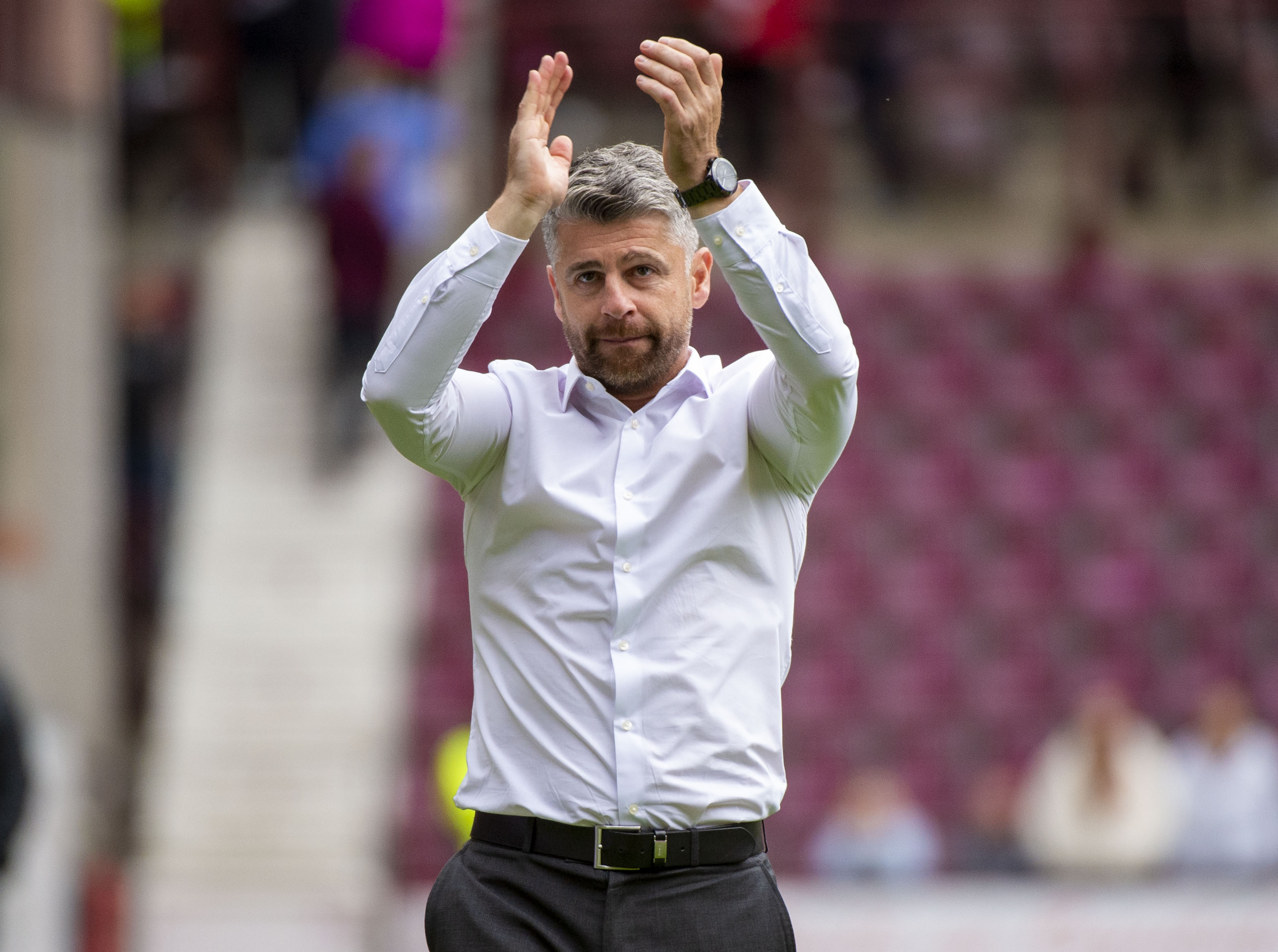 Motherwell manager Stephen Robinson.