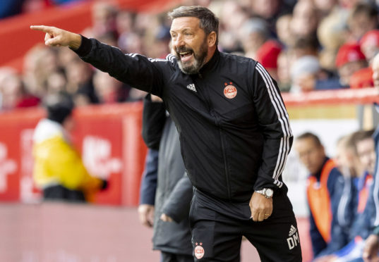 Aberdeen manager Derek McInnes.