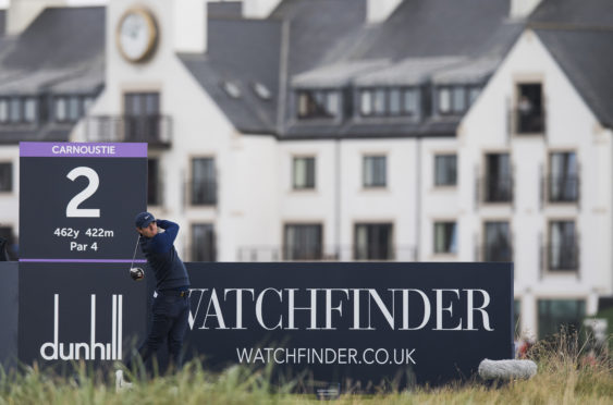 Rory McIlroy during day one of the 2019 Alfred Dunhill Links Championship at Carnoustie Golf Links. (Photo by Ross Parker / SNS Group)