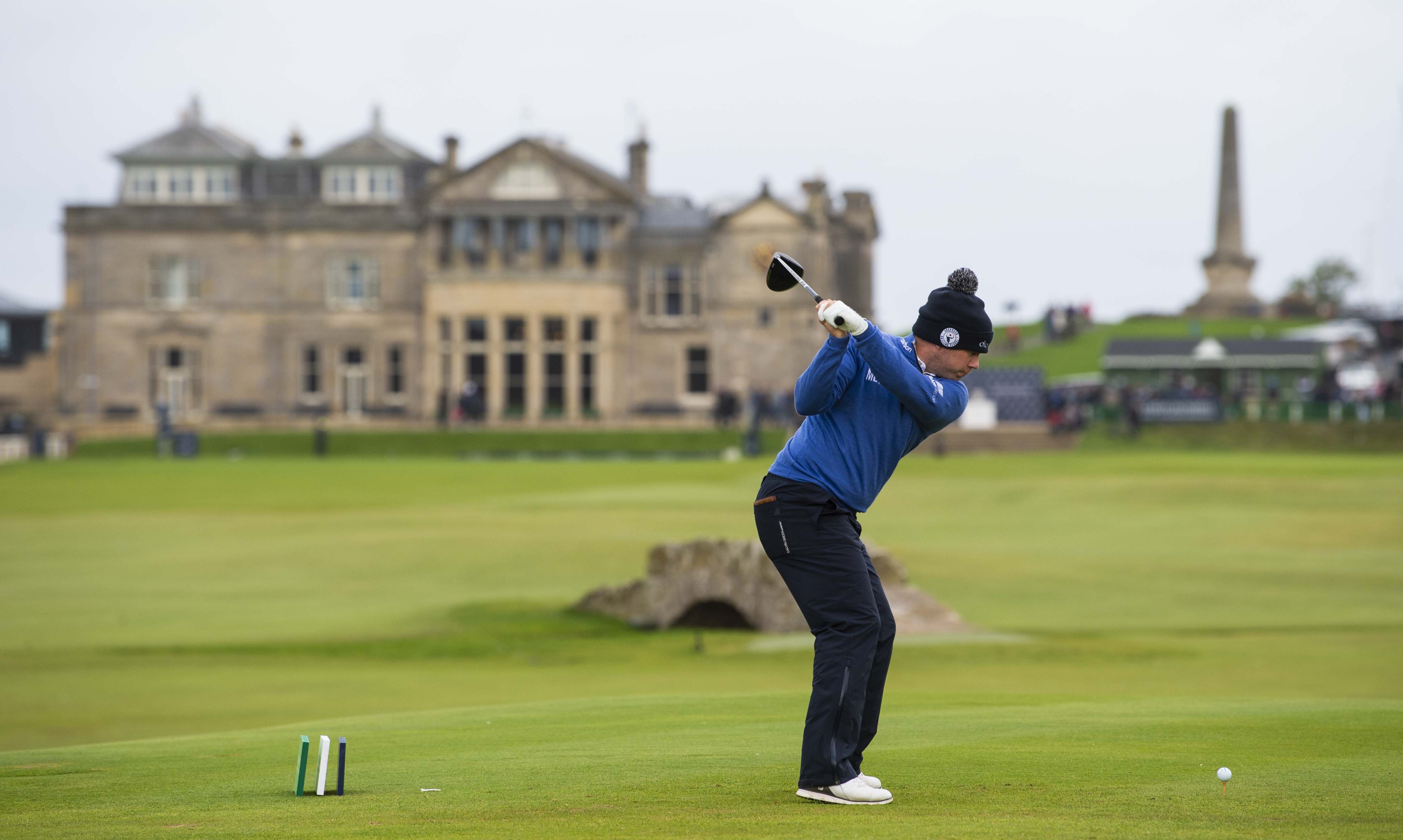 Richie Ramsay during the fourth day of the Alfred Dunhill Links Championship at St Andrews. (Photo by Ross Parker / SNS Group)