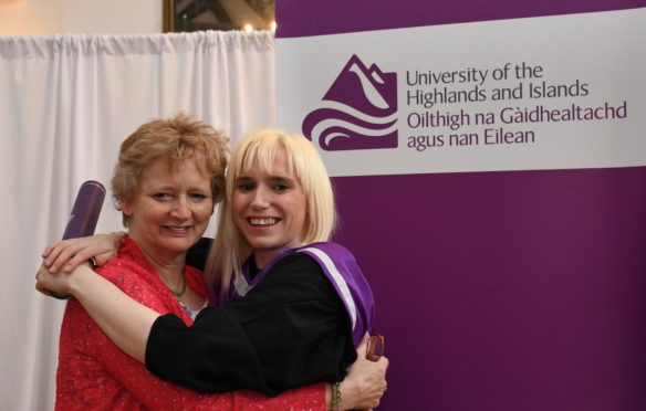 Eleanor Lawrie with her mother Karen