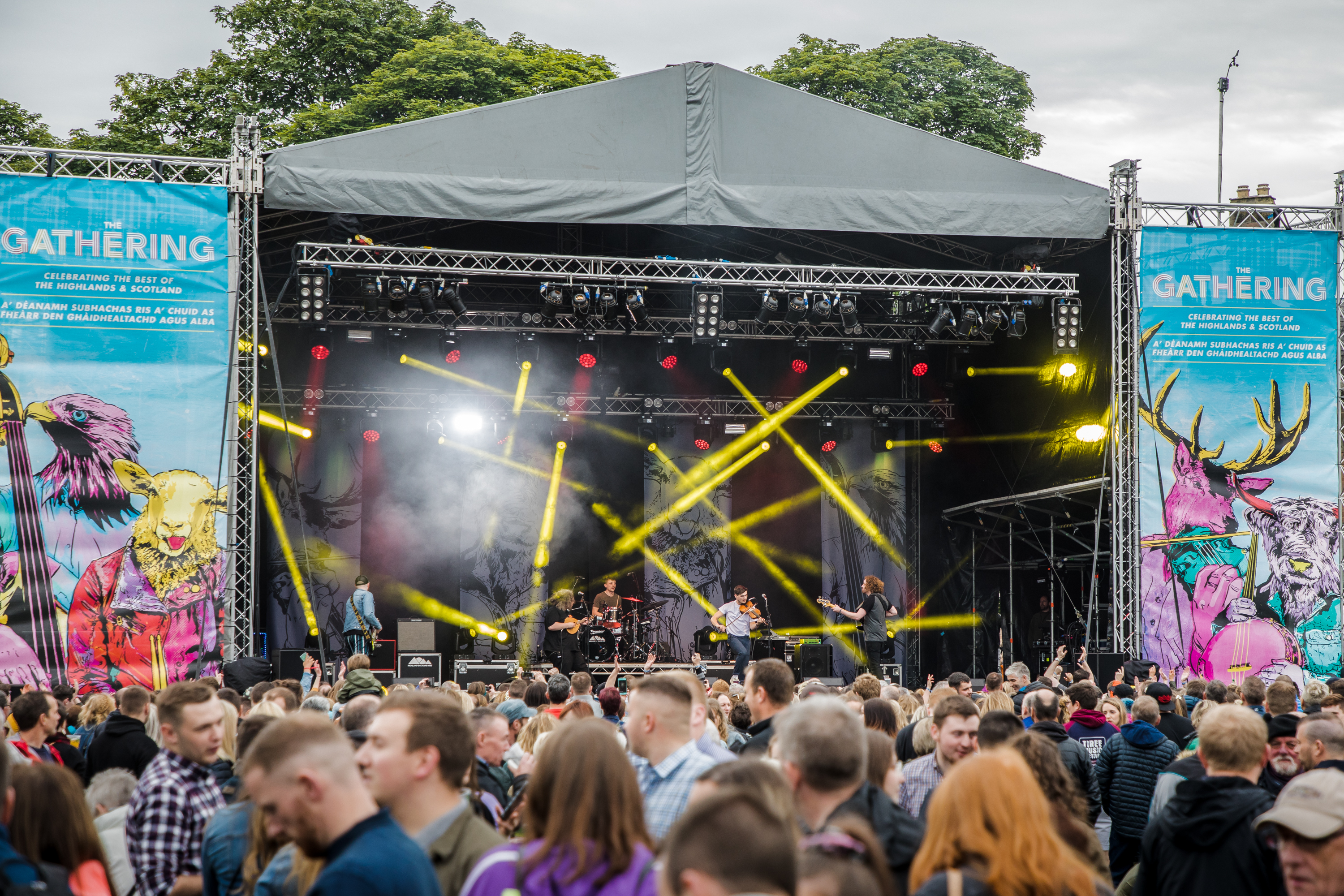 The Gathering Festival 2019. Inverness, Northern Meeting Park.