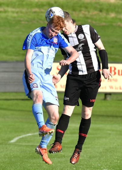 Wick's Ross Allan and Turriff's Lewis Buxton