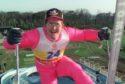 British Olympic ski jumper Eddie 'The Eagle' Edwards
