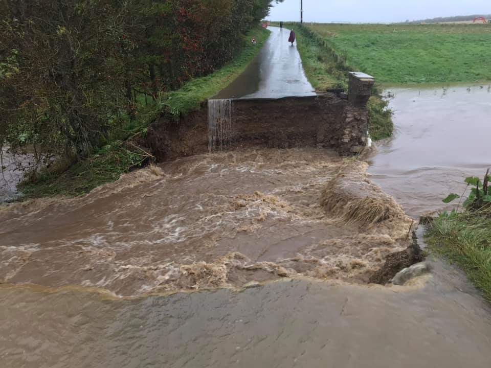 Gorracchie bridge, near King Edward, was swept away back in 2019 - picture by William Stuart