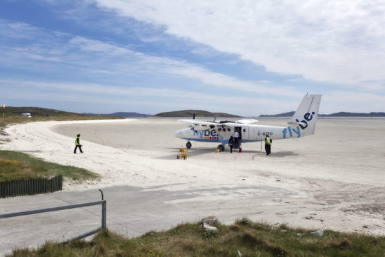 The runway on Barra.