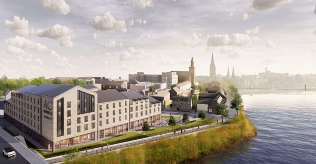 The new design for the hotel on Glebe Street in Inverness
