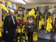 Rt Rev Colin Sinclair, and his wife Ruth, visited Wick Lifeboat Station, during the visit he met crew member Martin Gibson.