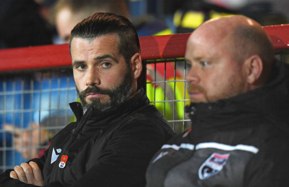 Former Ross County co-managers Stuart Kettlewell, left, and Steven Ferguson.