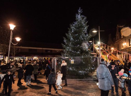 Peterhead Christmas lights switch-on