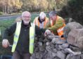 Drystone wallers under the direction of Billy McCallum