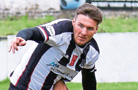 Elgin City defender Darryl McHardy.