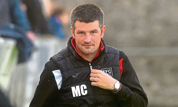 Fraserburgh manager Mark Cowie.