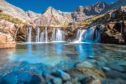 fav
Turquoise pools, also called Fairy Pools,  in Isle of Skye, Scotland.