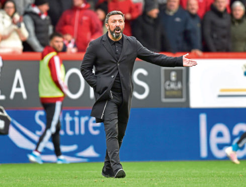 Aberdeen manager Derek McInnes.