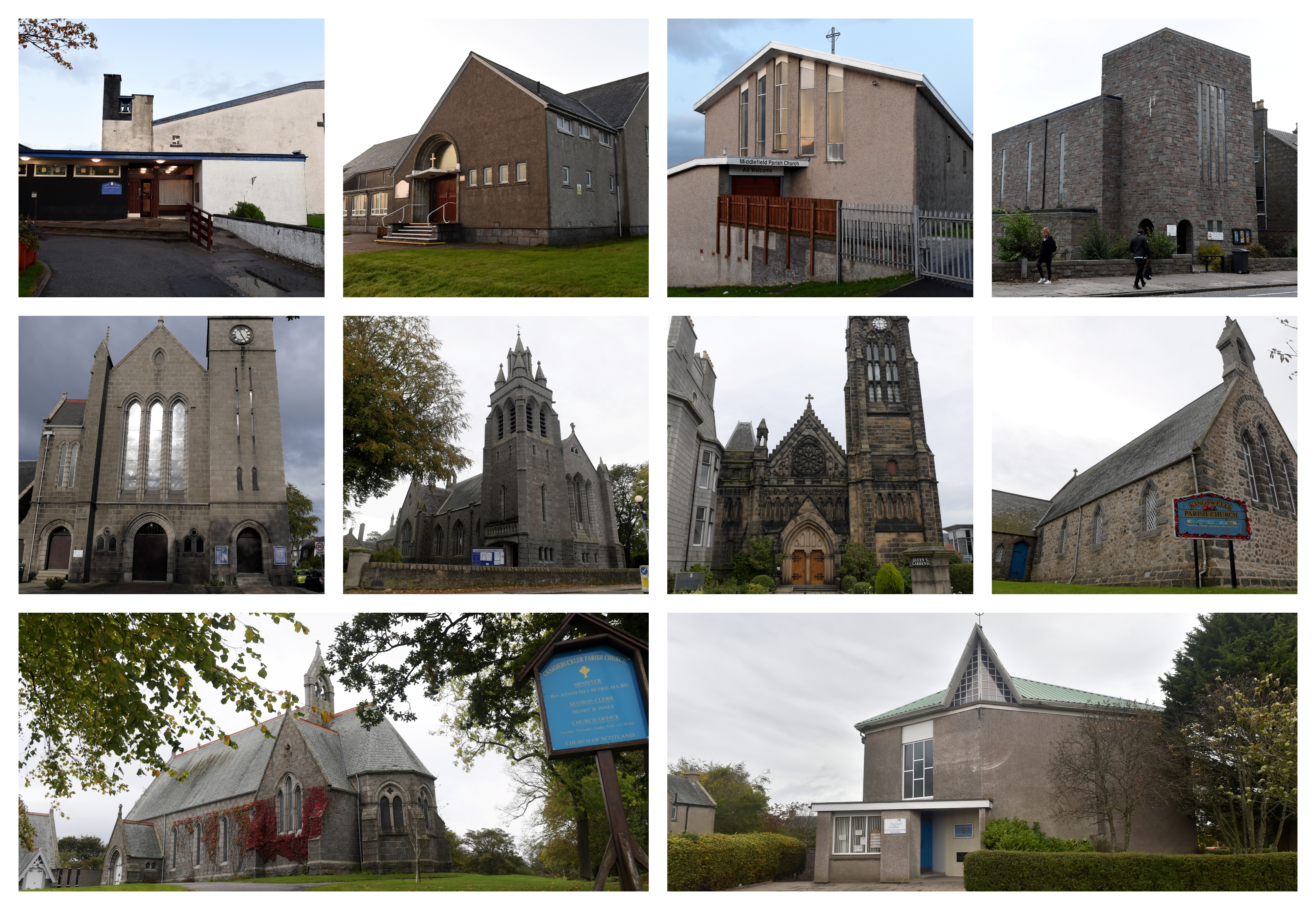 Number of church buildings in Aberdeen could close.