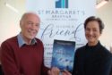 Brian Wood, Chair of St. Margaret's Trust and Isabel Davies sponsor of the Tunes Book