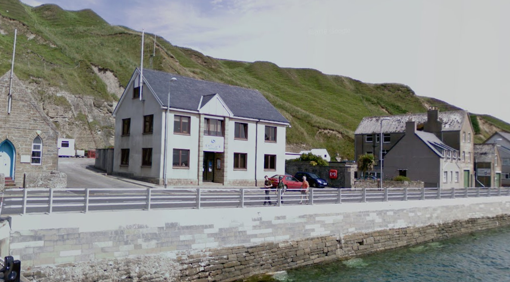 Google maps screenshot of the Marine Scotland's office in Scrabster, Caithness.