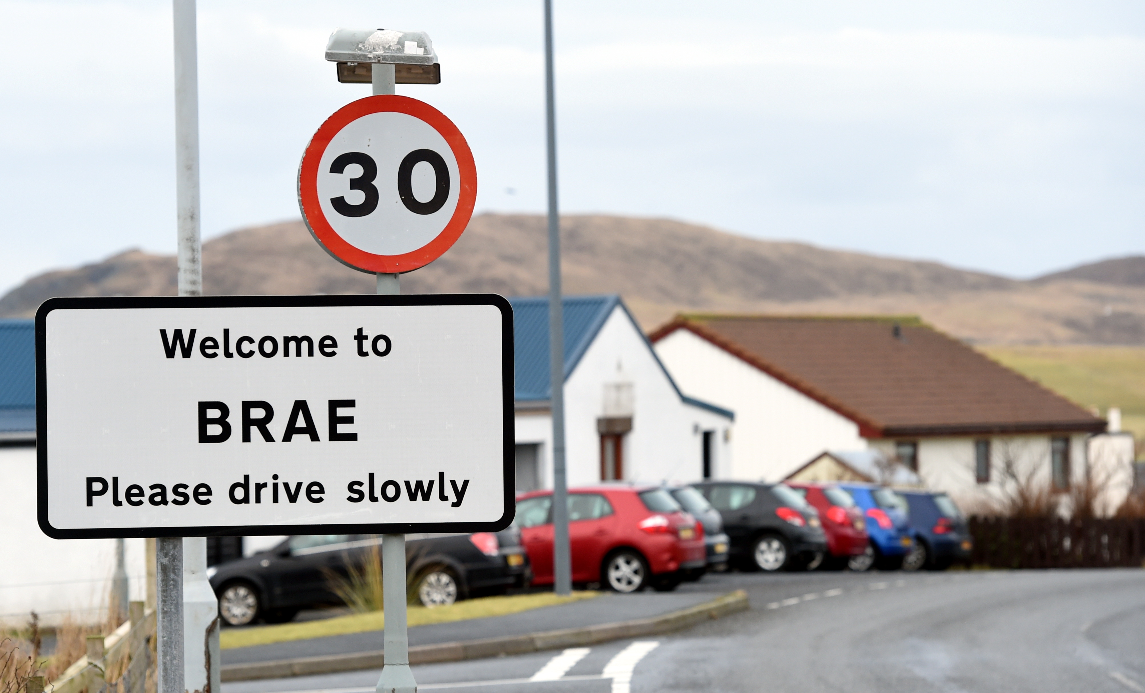 The shop is in Brae, Shetland.
Picture by Jim Irvine